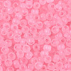 6/0 Transparent Inside Colours Glass Seed Beads SEED-N008-08P-3