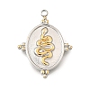 304 Stainless Steel Pendants STAS-M123-03F-PG-1