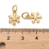 925 Sterling Silver Christmas Snowflake Charms STER-P071-18G-3