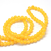 Baking Paint Imitation Jade Glass Round Bead Strands LS-DGLA-Q021-10mm-30-3