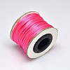 Round Nylon Satin Rattail Cord X-NWIR-O001-A-33-1