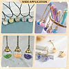 300Pcs 2 Colors Plastic Bead Cap Pendant Bails KY-ME0003-10-4