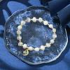 Natural Cultured Freshwater Pearl Beads Stretch Bracelets BJEW-JB10739-2