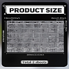 2Pcs PVC Coin Collection 9-Hole Binder Pages AJEW-LP0003-13B-2