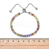 304 Stainless Steel Pave Cubic Zirconia Tennis Bracelets BJEW-G754-03P-05-5