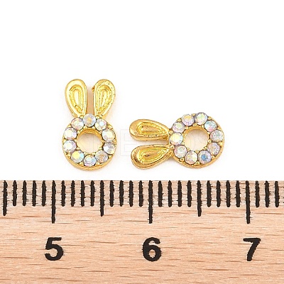 Alloy Rhinestone Cabochons MRMJ-T078-83A-RS-1