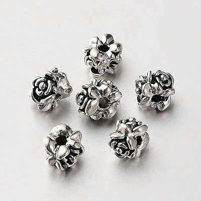 Tibetan Style Alloy Flower Beads LS-TIBEB-O004-54-1