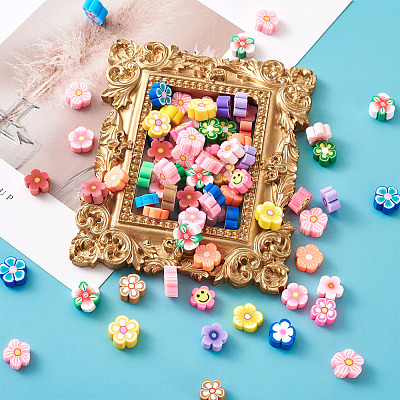 Handmade Polymer Clay Cabochons CLAY-TA0001-07-1