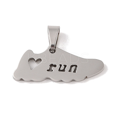 Non-Tarnish 201 Stainless Steel Pendants STAS-A094-22P-1