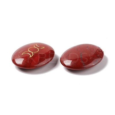 Natural Red Jasper Healing Massage Palm Stones G-E579-03C-1