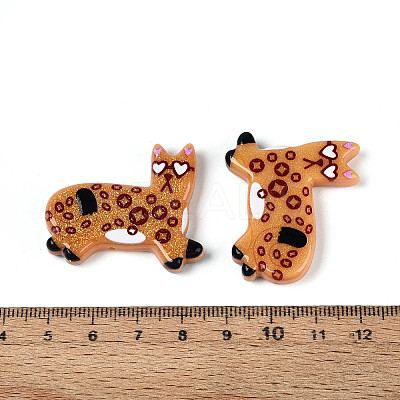 Printed Opaque Resin Beads RESI-N043-19B-1