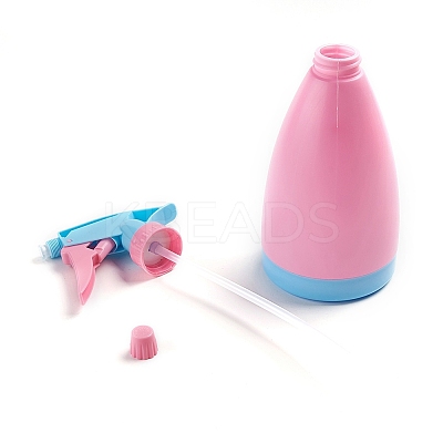 Empty Plastic Spray Bottles with Adjustable Nozzle LS-TOOL-WH0021-63B-1