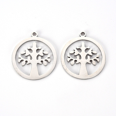 Non-Tarnish 201 Stainless Steel Pendants STAS-Q239-004-1