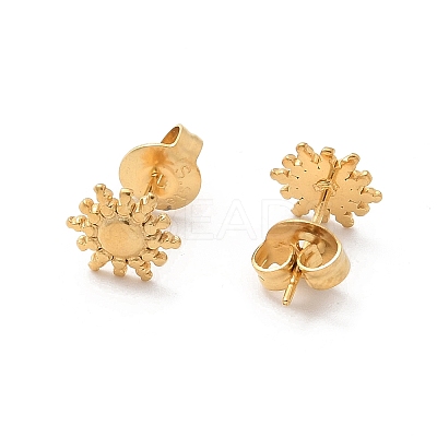 304 Stainless Steel Stud Earrings for Women STAS-Z117-17G-02-1