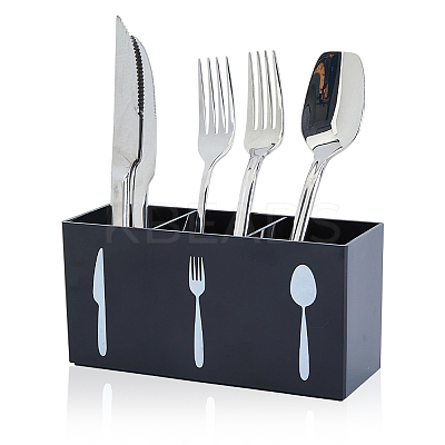 1Pc Plastic Tableware Storage Display Holder ODIS-DC0001-13B-1