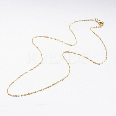 Brass Chain Necklaces X-MAK-L009-03G-1