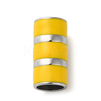 304 Stainless Steel Enamel Beads STAS-D014-29P-1