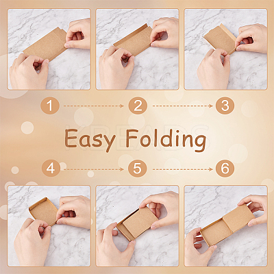 Rectangle Folding Cardboard Paper Drawer Boxes CON-WH0094-15B-1