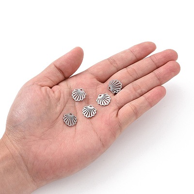 Non-Tarnish 304 Stainless Steel Charms STAS-Q201-T202-1