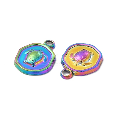 Ion Plating(IP) 304 Stainless Steel Pendants STAS-B032-14MC-1