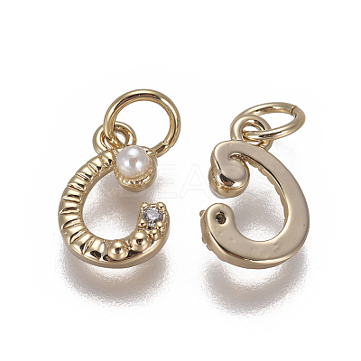 Brass Charms KK-L179-08C-G-1