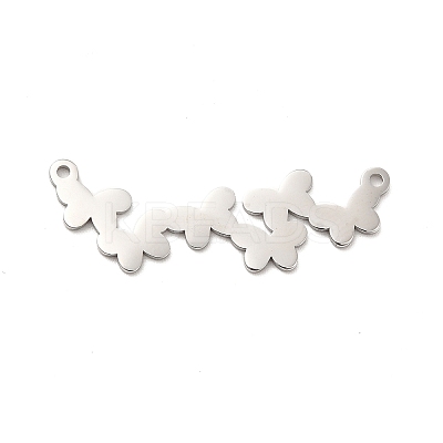 Non-Tarnish 304 Stainless Steel Connector Charms STAS-K245-01P-1