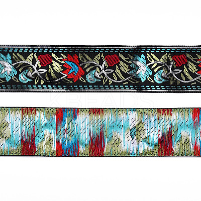 5M Ethnic Style Polycotton Embroidery Ribbon PW-WG33130-15-1