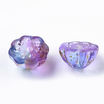 Two Tone Transparent Spray Painted Glass Beads LS-X-GLAA-N035-06A-G01-1