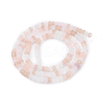 Faceted Glass Beads Strands X-GLAA-F106-B-F11-1