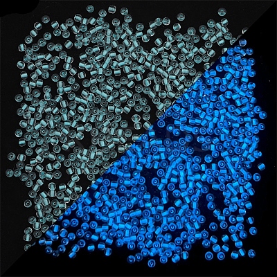 11/0 Luminous Glass Seed Beads LUMI-PW0001-186A-13-1