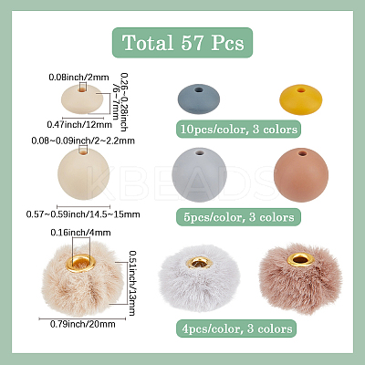 DIY Findings Beads Kits DIY-SC0031-87C-1