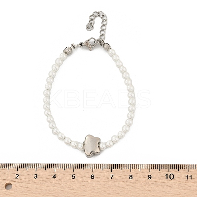 Plastic Imitation Pearl Beads Bracelets for Women BJEW-M056-11P-1