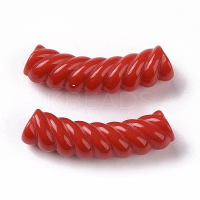 Opaque Acrylic Beads OACR-A016-03G-1