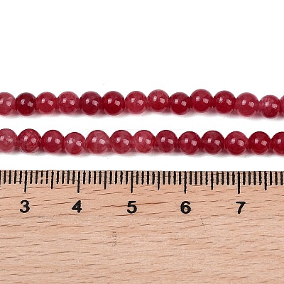 Natural Striped Stone Beads Strands X-G-D315-A01-05-4mm-1