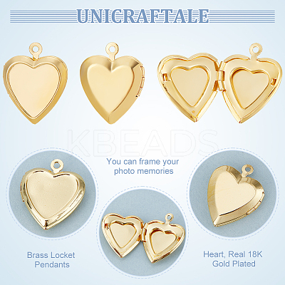 Rack Plating Brass Locket Pendants FIND-UN0015-53B-1