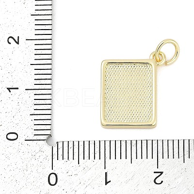 Brass Enamel Charms KK-G522-44G-02-1