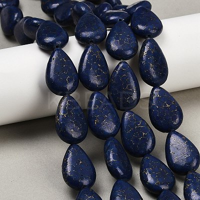 Synthetic Howlite Imitation Lapis Lazuli Beads Strands G-S393-14A-18x25-1