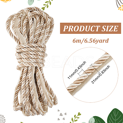 6M Polyester Twisted Lip Cord Trim OCOR-FG0001-64-1