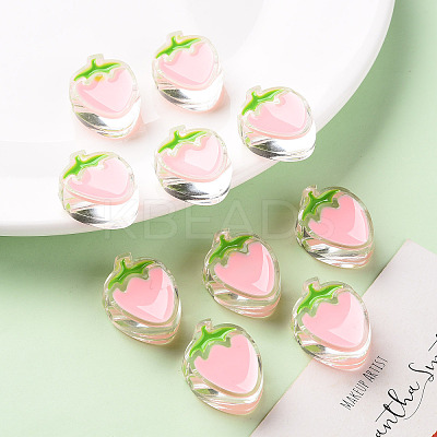 Transparent Enamel Acrylic Beads LS-TACR-S155-003E-1