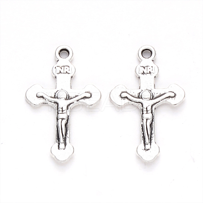 Easter Tibetan Style Alloy Pendants TIBEP-S319-064AS-RS-1