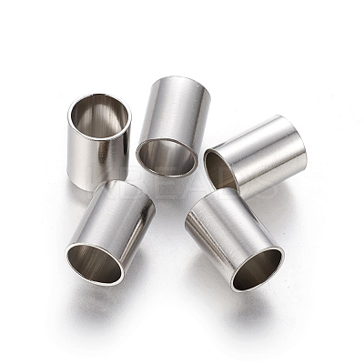 Tarnish Resistant 304 Stainless Steel Tube Beads X-STAS-G192-21P-1