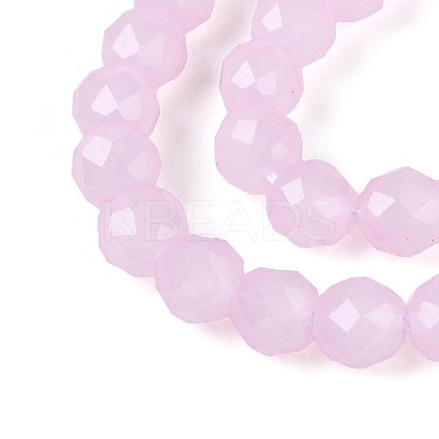 Imitation Jade Glass Beads Strands GLAA-T028-4mm-11E-1