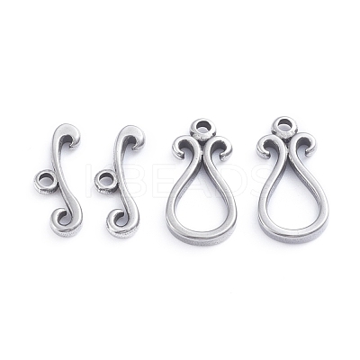 Non-Tarnish 304 Stainless Steel Toggle Clasps STAS-I148-03P-1