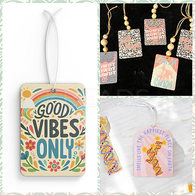 1 Set Felt Heat Tranfer Printing Scented Pieces Set DIY-SP0002-30-1