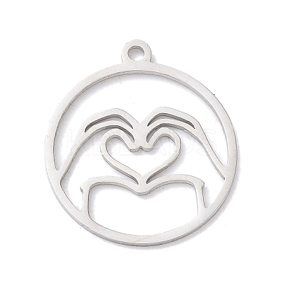 304 Stainless Steel Pendants STAS-Z131-01A-P-1