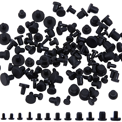 120Pcs 12 Styles Silicone Bottle Seal Plug FIND-GF0008-87-1