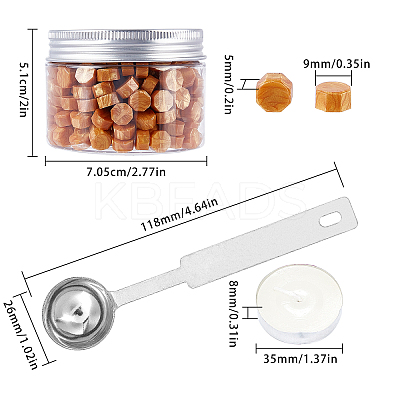 Sealing Wax Particles Kits for Retro Seal Stamp DIY-CP0003-50A-1