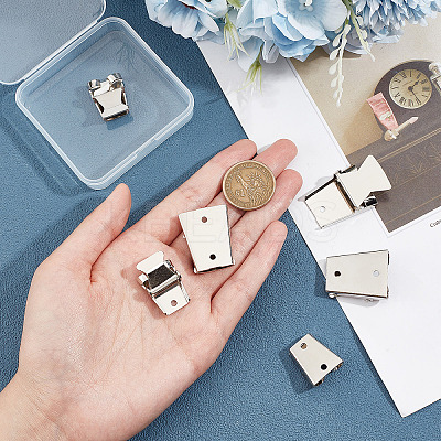 6Pcs 2 Style Iron Bolo Tie Slide Clasp IFIN-GF0001-25P-1
