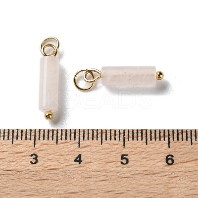 Natural Rose Quartz Pendants STAS-C120-01G-02-1