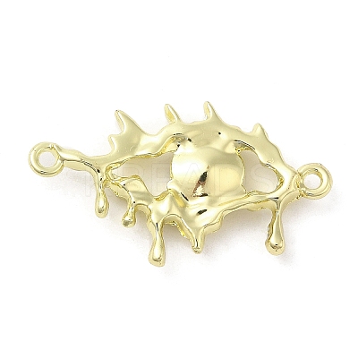 Alloy Jet Rhinestone Pendants PALLOY-P294-01G-02-1
